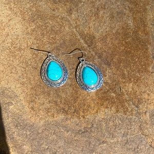 Lia Sophia turquoise earrings